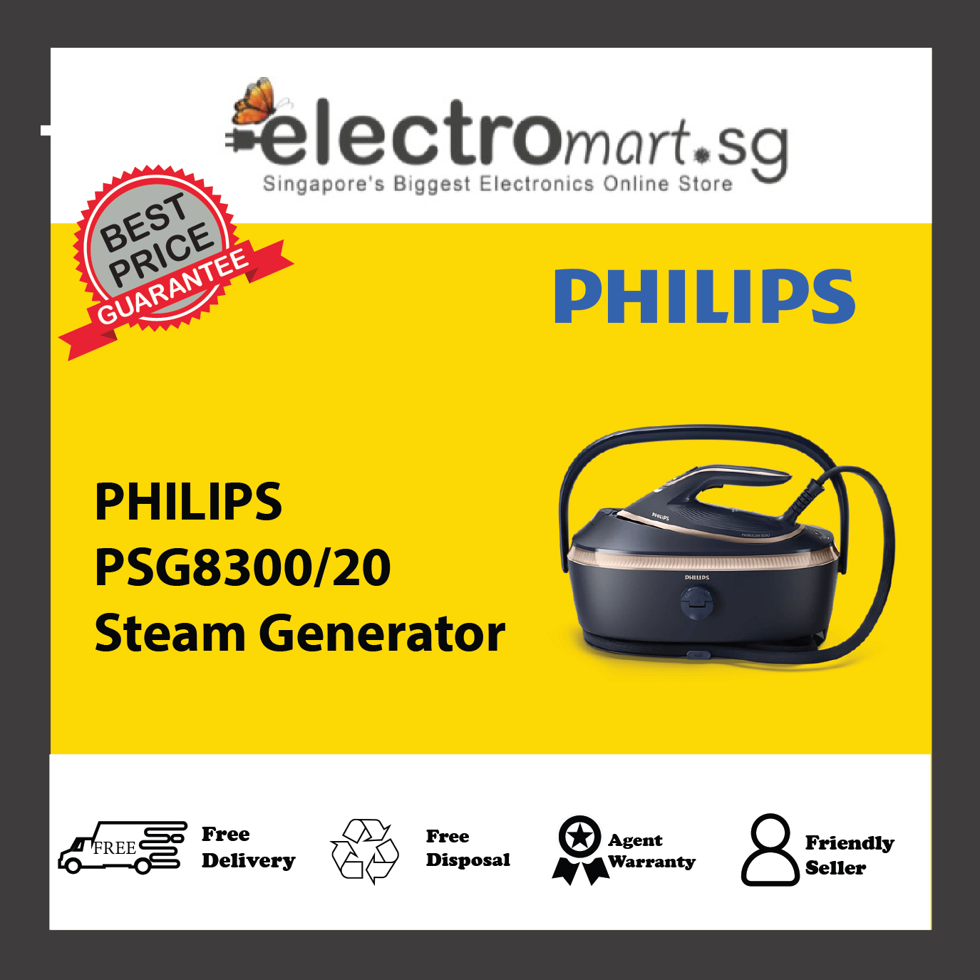PHILIPS PSG8300/20 Steam Generator