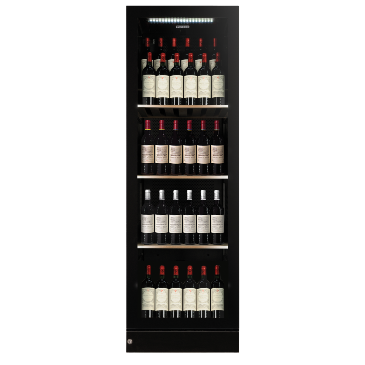 Vintec V190SG2EBK 198 Bottle Single/Multi-Temp Wine Cabinet