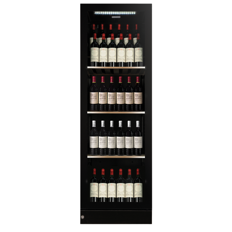 Vintec V190SG2EBK 198 Bottle Single/Multi-Temp Wine Cabinet