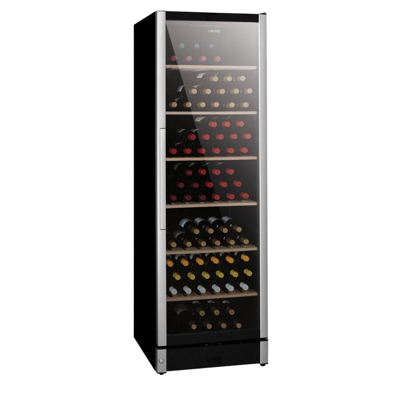 Vintec VWM155SAA-X 198 Bottle Multi-Temp or Single-Zone Wine Cabinet