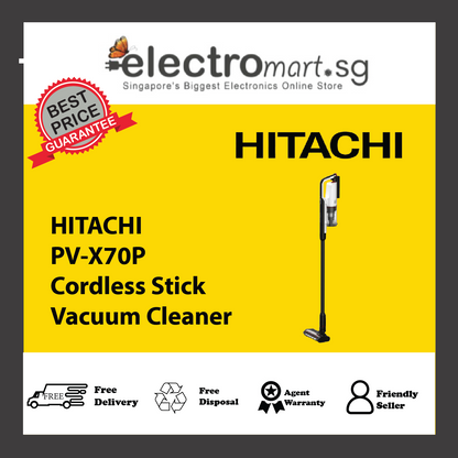 HITACHI PV-X70P Cordless Stick Vacuum Cleaner