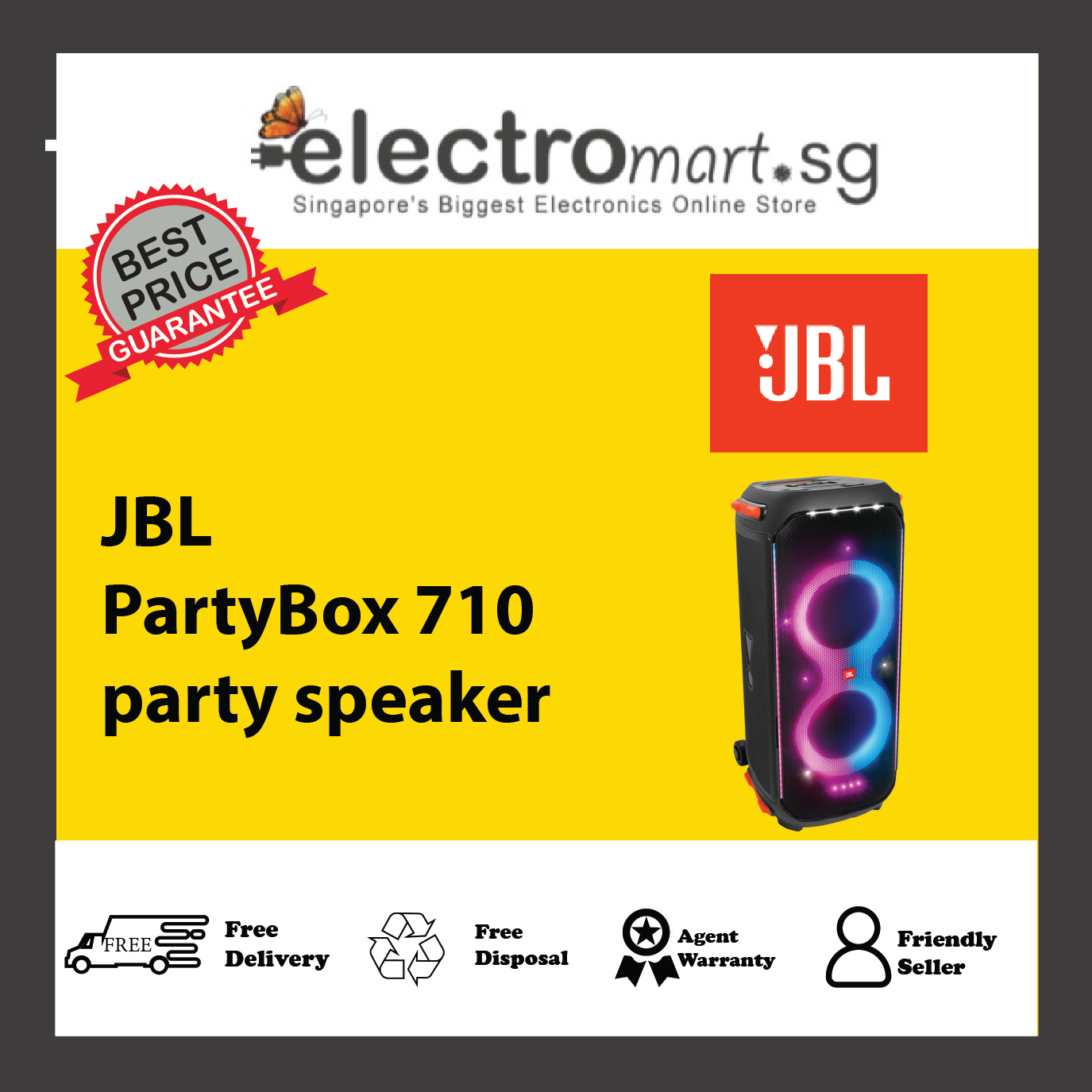JBL PartyBox 710 party speaker