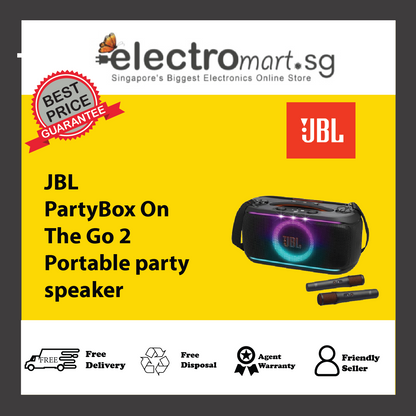 JBL PartyBox On The Go 2 Portable party speaker