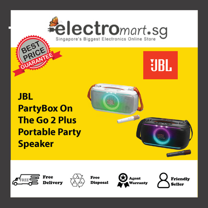 JBL PartyBox On The Go 2 Plus Portable Party Speaker