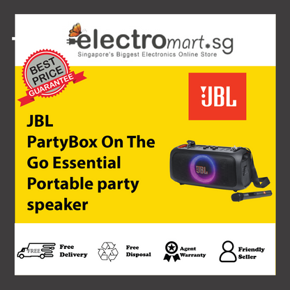 JBL PartyBox On The Go Essential Portable party speaker