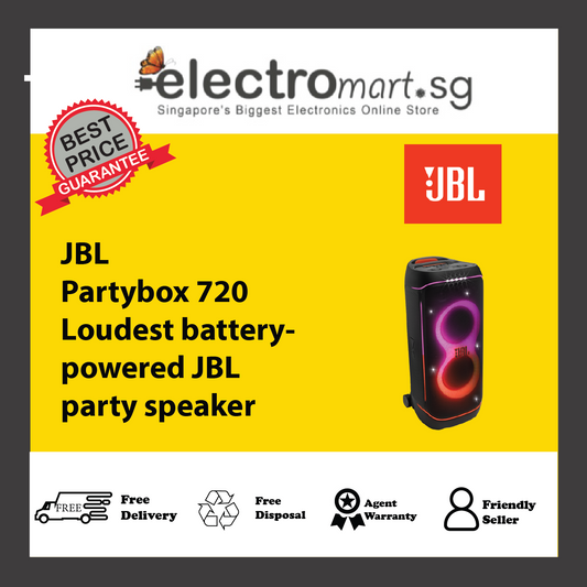 JBL Partybox 720 Loudest battery- powered JBL party speaker