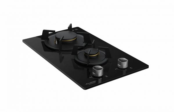 FUJIOH FH-GS 2525 SVGL DOMINO GAS HOB  WITH 2 BURNERS