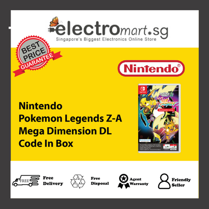 Nintendo Pokemon Legends Z-A Mega Dimension DL Code In Box