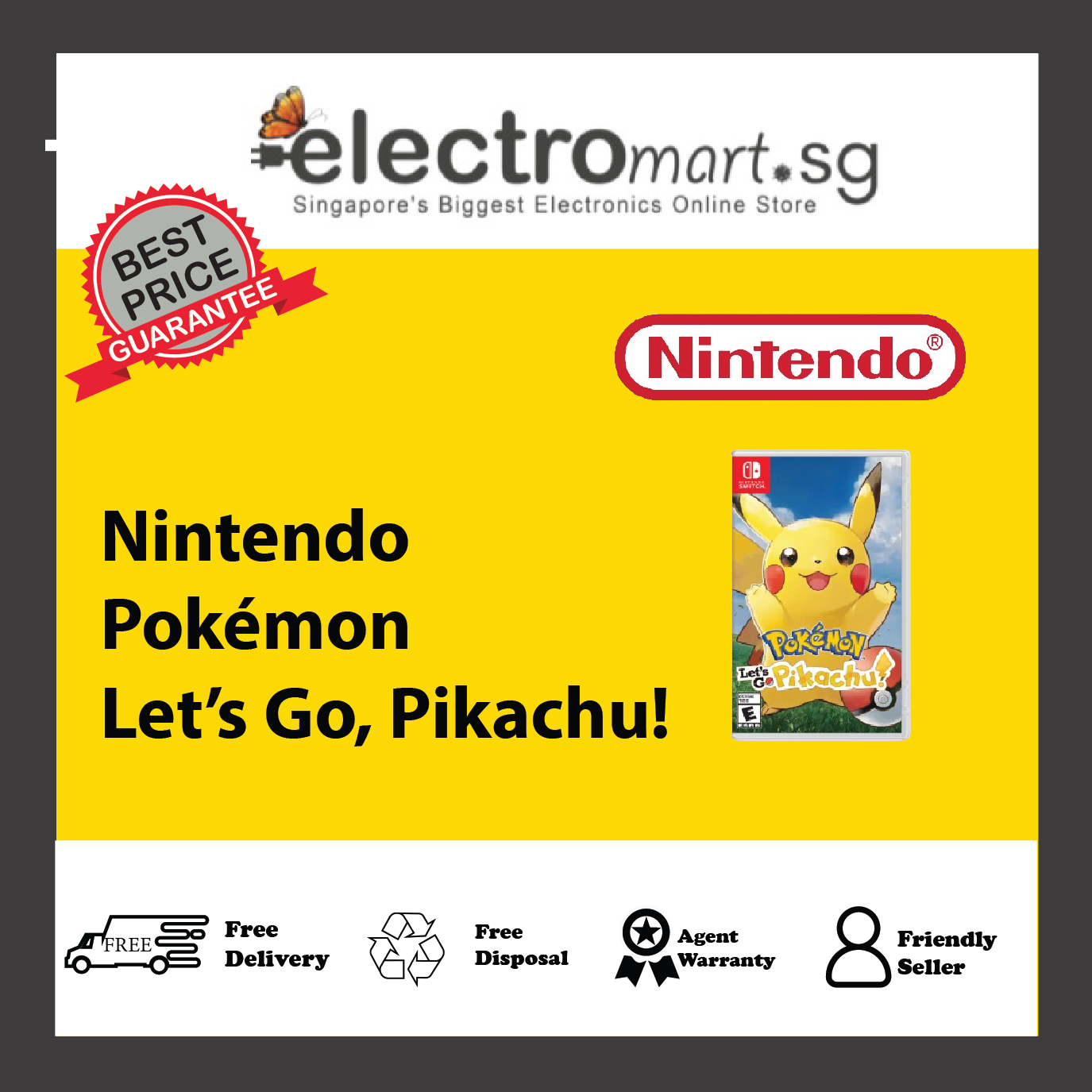 Nintendo Pokémon Let’s Go, Pikachu!