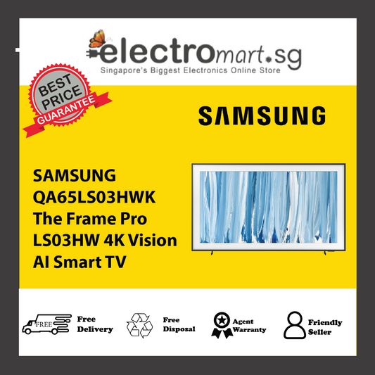SAMSUNG QA65LS03HWK The Frame Pro LS03HW 4K Vision AI Smart TV 65inch