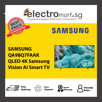 SAMSUNG QA98Q7FAAK QLED 4K Samsung Vision AI Smart TV
