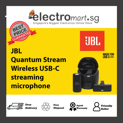 JBL Quantum Stream Wireless USB-C streaming microphone