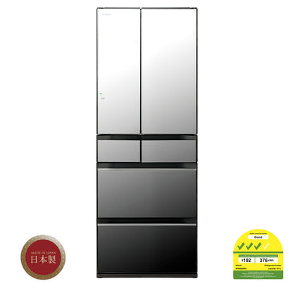 HITACHI R-HW620WS Multi Door Refrigerator 617L