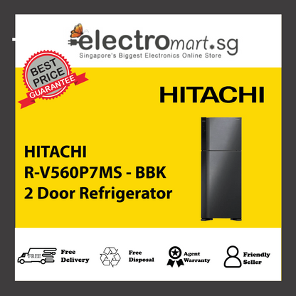 HITACHI R-V560P7MS - BBK 2 Door Refrigerator