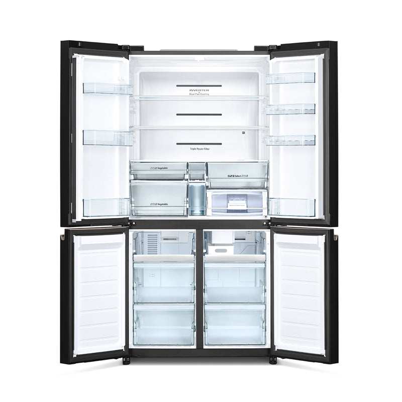 HITACHI R-WB780VMS3X French Door Refrigerator 645L