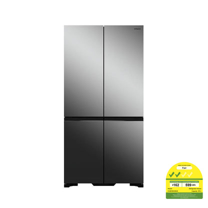 HITACHI R-WB780VMS3X French Door Refrigerator 645L
