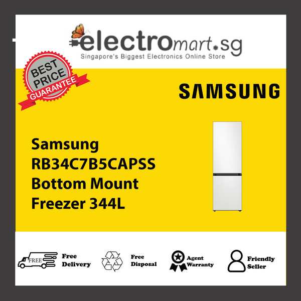 Samsung RB34C7B5CAP/SS Bottom Mount Freezer 344L