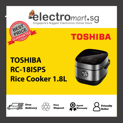 Toshiba RC-18ISPS 1.8L LOW GI RICE COOKER
