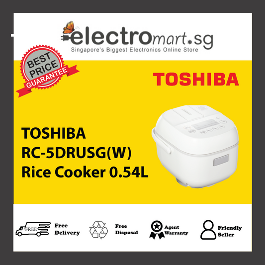 TOSHIBA RC-5DRUSG(W) Rice Cooker 0.54L