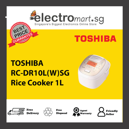 TOSHIBA RC-DR10L(W)SG Rice Cooker 1L