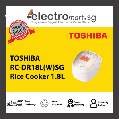 TOSHIBA RC-DR18L(W)SG Rice Cooker 1.8L