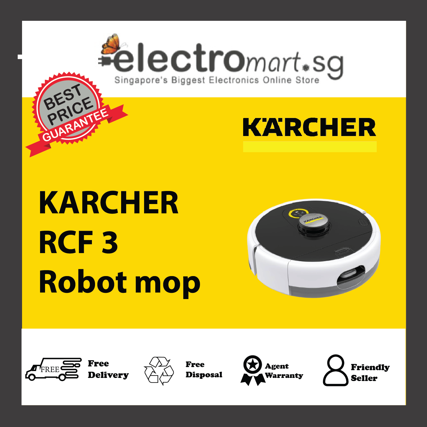KARCHER RCF 3 Robot mop