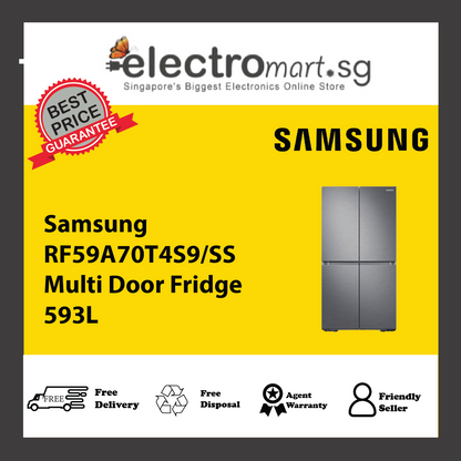 Samsung RF59A70T4S9/SS Multi Door Fridge 593L