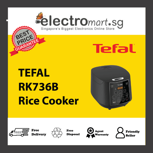 TEFAL RK736B Easy Rice Plus Fuzzy Logic Rice Cooker (1.8L)