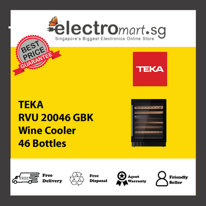 TEKA RVU 20046 GBK Wine Cooler 46 Bottles