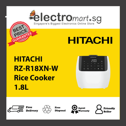 HITACHI RZ-R18XN-W Rice Cooker 1.8L