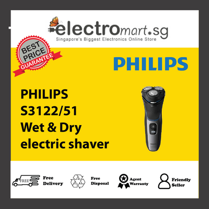 PHILIPS S3122/51 Wet & Dry  electric shaver