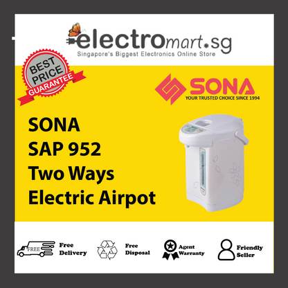 SONA SAP 952 Two Ways Electric Airpot 5L