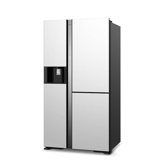 Hitachi R-MX700PMS0 - MGW Side by Side Deluxe Fridge 569L