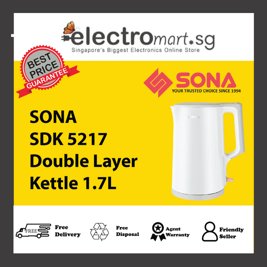SONA SDK 5217 Double Layer Kettle 1.7L