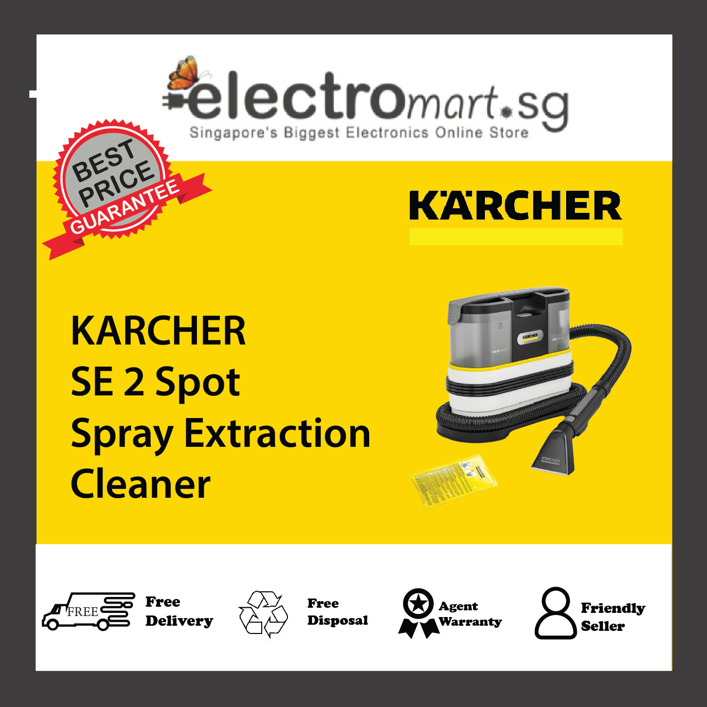 KARCHER SE 2 Spot Spray Extraction Cleaner