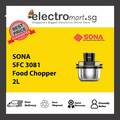 SONA SFC 3081 Food Chopper 2L