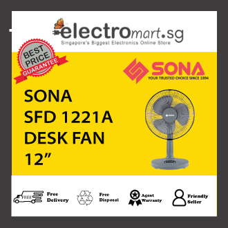 SONA SFD 1221A DESK FAN 12″