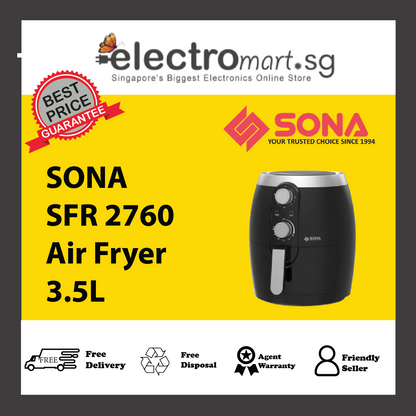 SONA SFR 2760 Air Fryer 3.5L