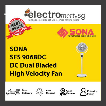 SONA SFS 9068DC DC Dual Bladed High Velocity Fan