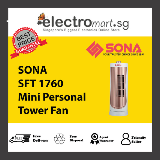 SONA SFT 1760 Mini Personal Tower Fan