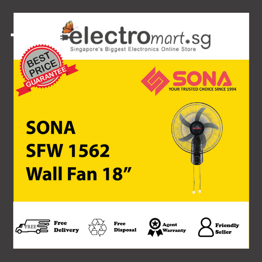SONA SFW 1562 Wall Fan 18"