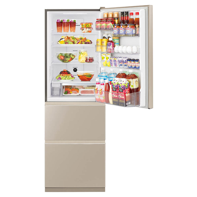 HITACHI R-S38KPS 3 Door Refrigerator 375L