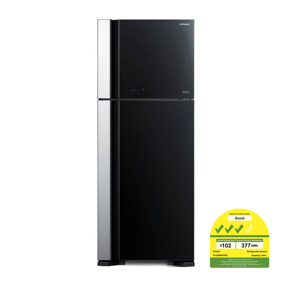 HITACHI R-VG560P7MS 2 Door Refrigerator 450L