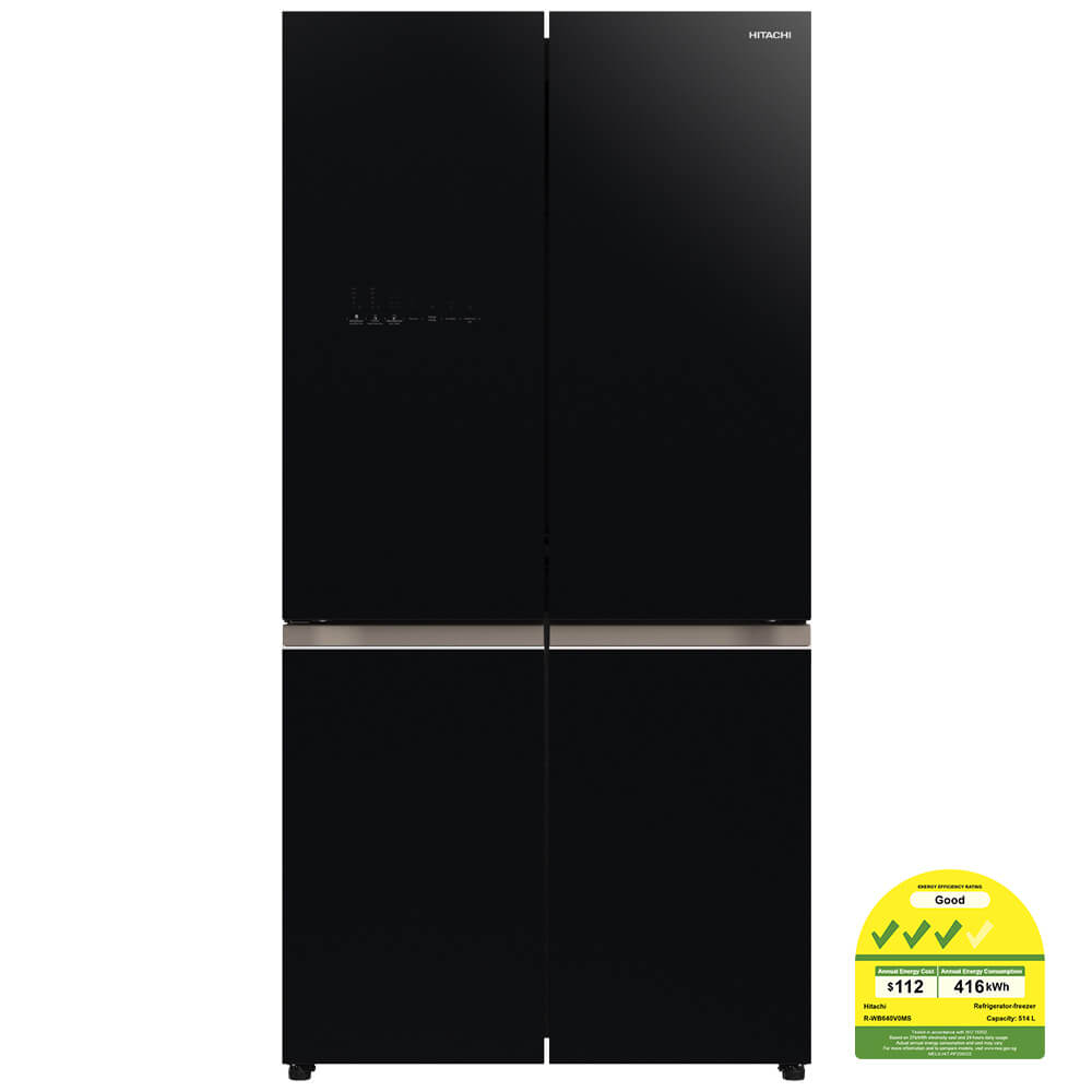 HITACHI R-WB640V0MS French Door Refrigerator 569L