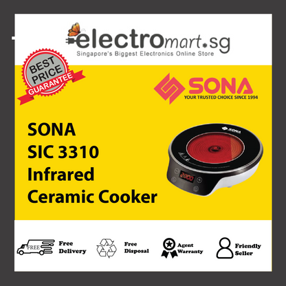 SONA SIC 3310 Digital Infrared Ceramic Cooker