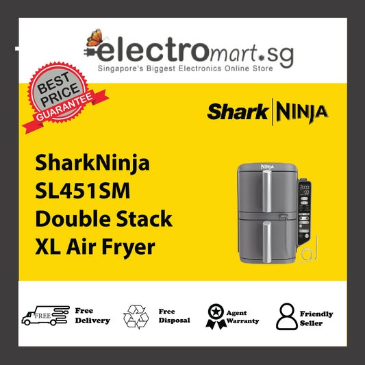SharkNinja SL451SM Double Stack XL Air Fryer