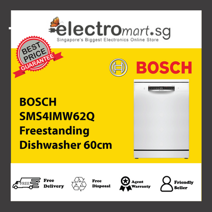 BOSCH SMS4IMW62Q Freestanding Dishwasher 60cm