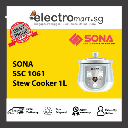 SONA SSC 1061 Digital Stew Cooker 1L
