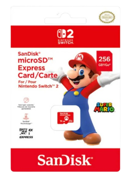 Nintendo Switch 2 SanDisk MicroSDTM Express Card 256GB