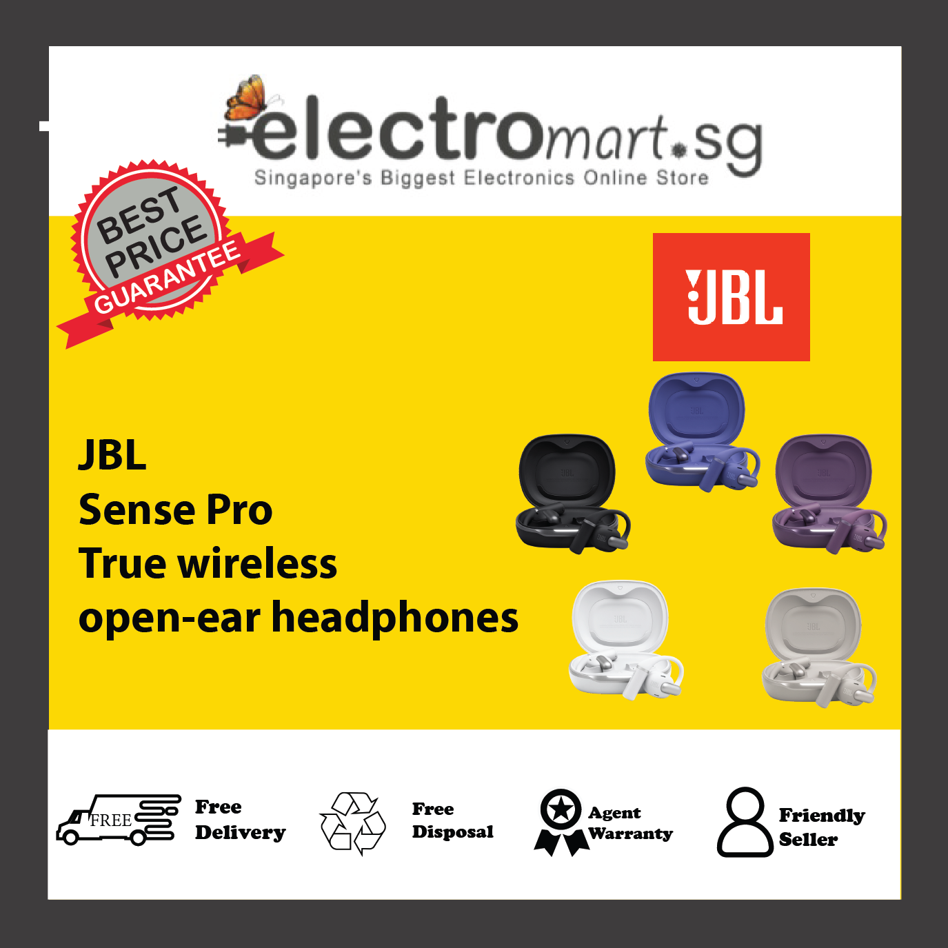 JBL Sense Pro True wireless open-ear headphones